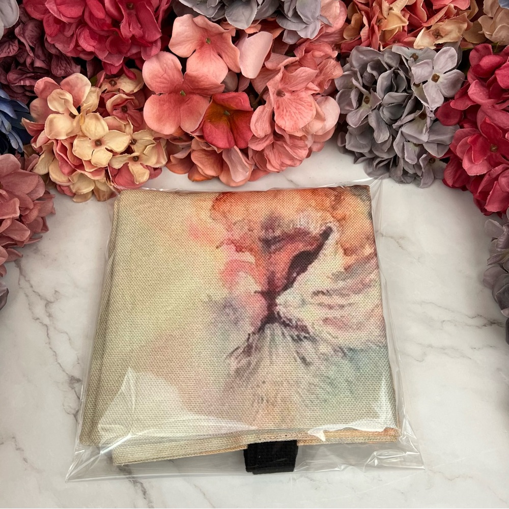 Eco-Friendly Abstract Watercolor Tiger Folding Tote Bag - Picture 13 of 14